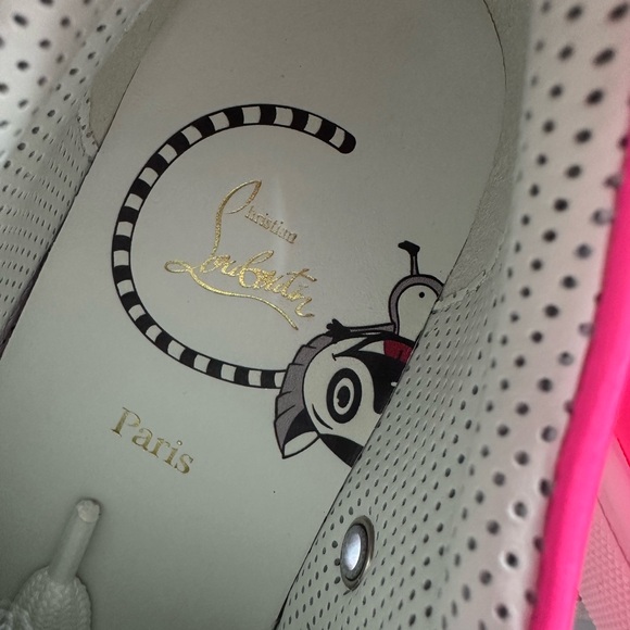 Christian Louboutin Kids Pink Sneakers - Picture 6 of 8